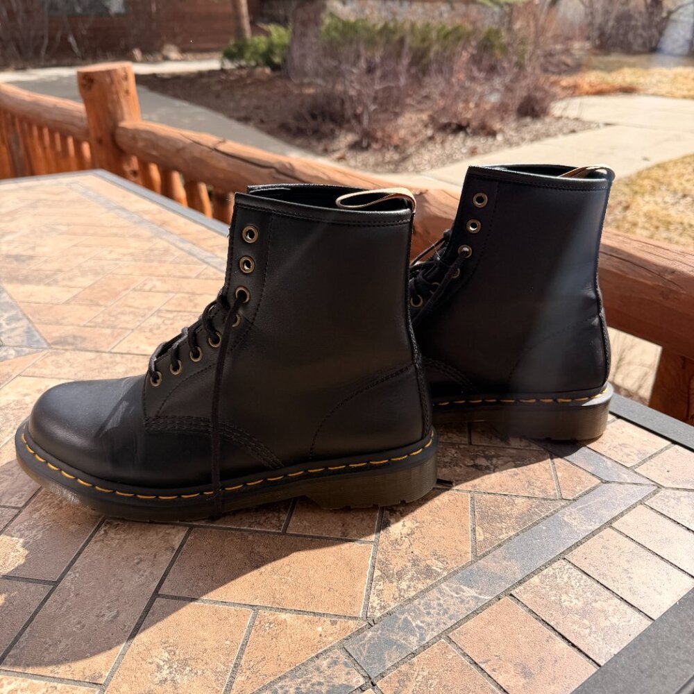 Doc Martens 1460 Black Smooth Leather Boots - Picture 5 of 5